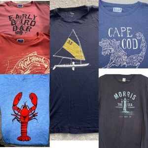 Lot of J CREW tee shirts (six shirts) preowned smoke free home